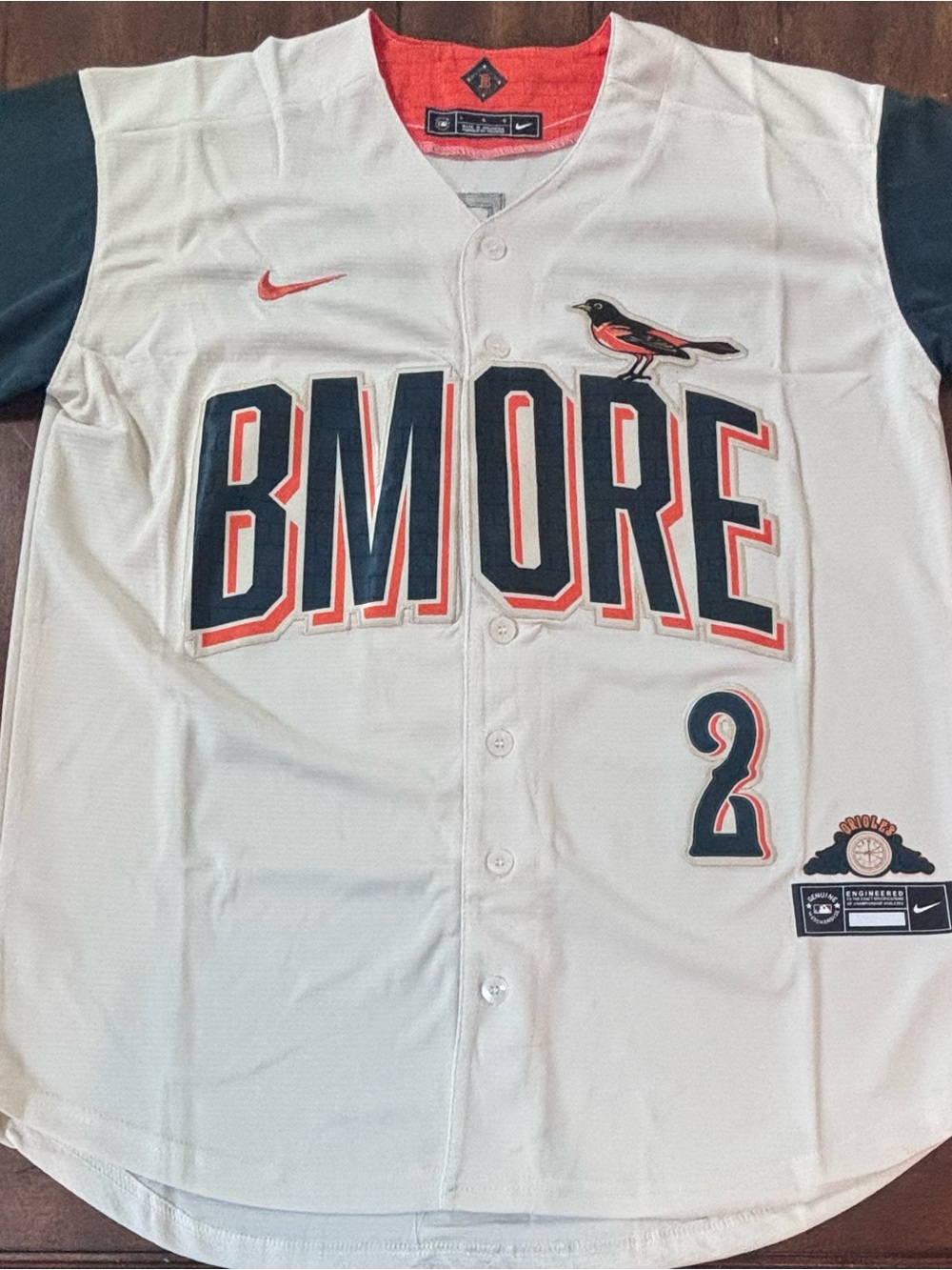 Baltimore Orioles Gunnar Henderson City Connect Jersey 2026 Adult Large NWT